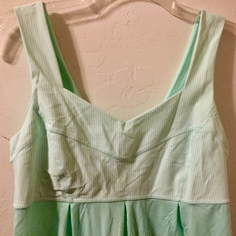 🔥Trend Alert Pastel/Stripes Lululemon Mint Tank 8 - Picture 2 of 7